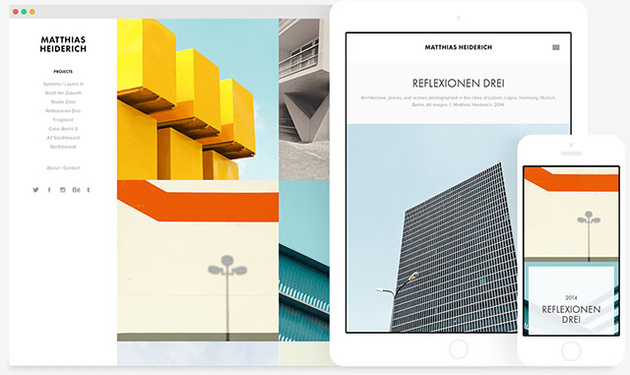 Adobe Portfolio позволяет создать сайт с портфолио за считаные минуты