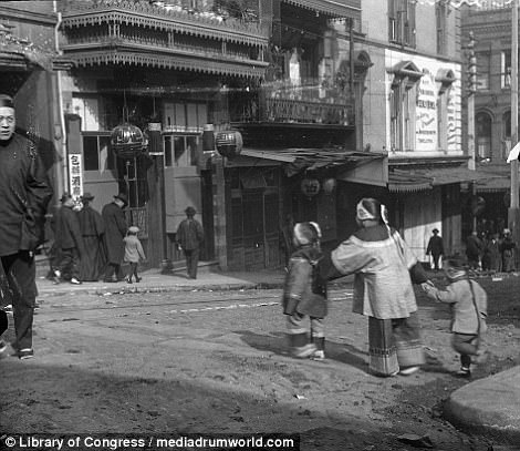 Chinatown, pictured as it was, is these days one of the Bay Area