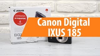 Компактная камера Canon Digital IXUS 185 серебристый