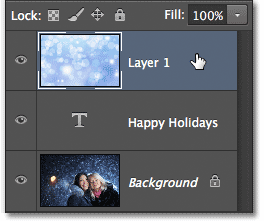 Selecting the layer that
