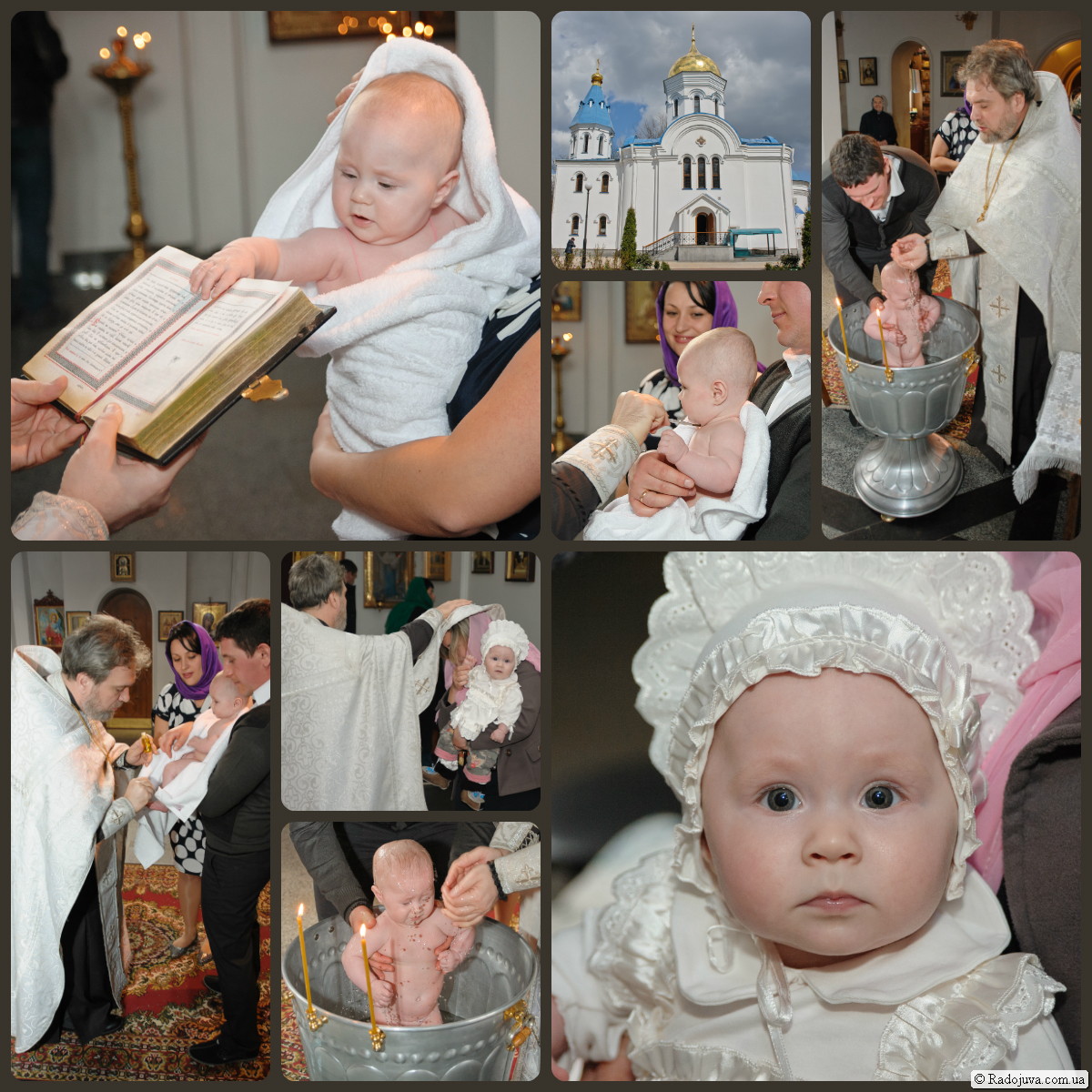 Крещение ребенка. Примеры фотографий