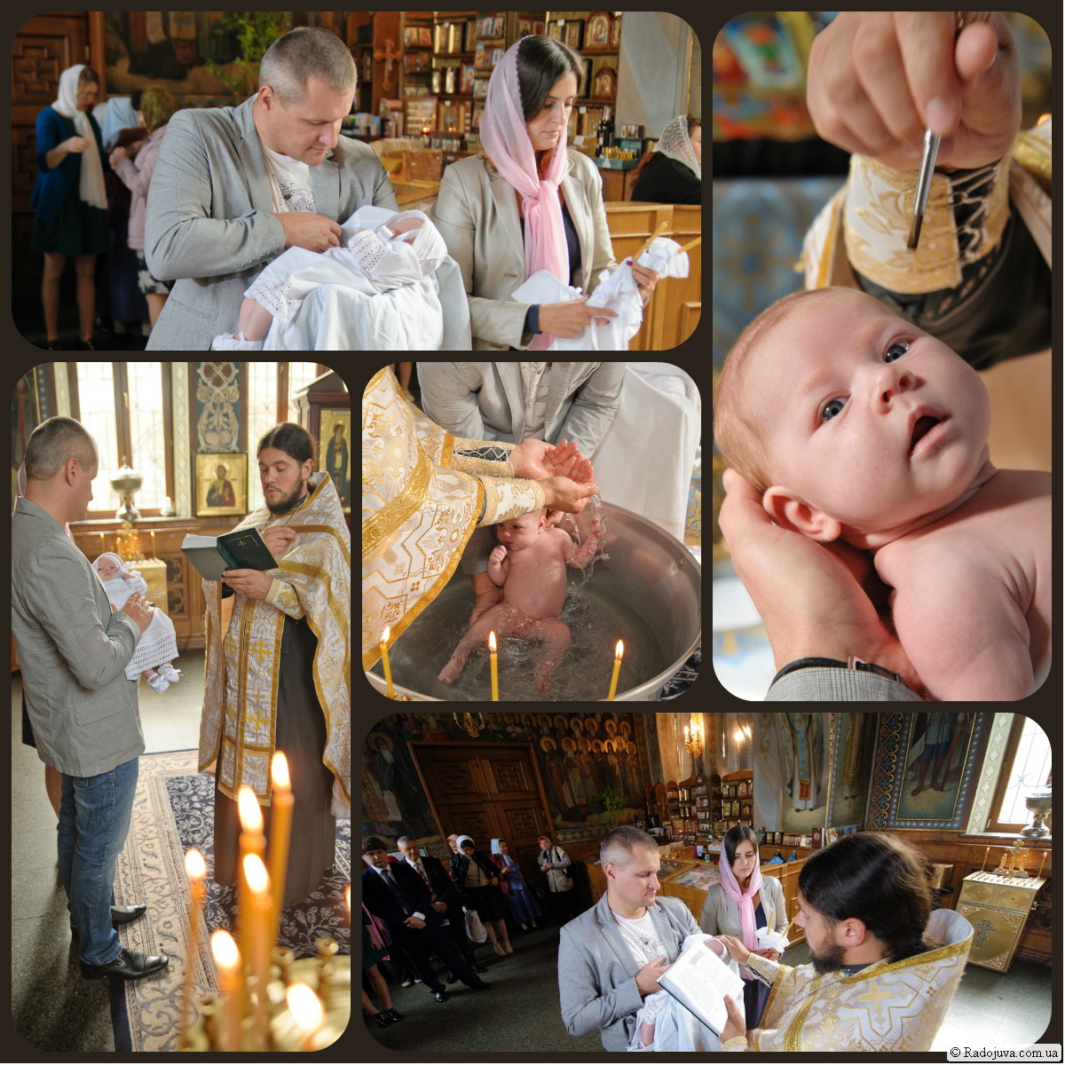 Фотографии с крещения ребенка