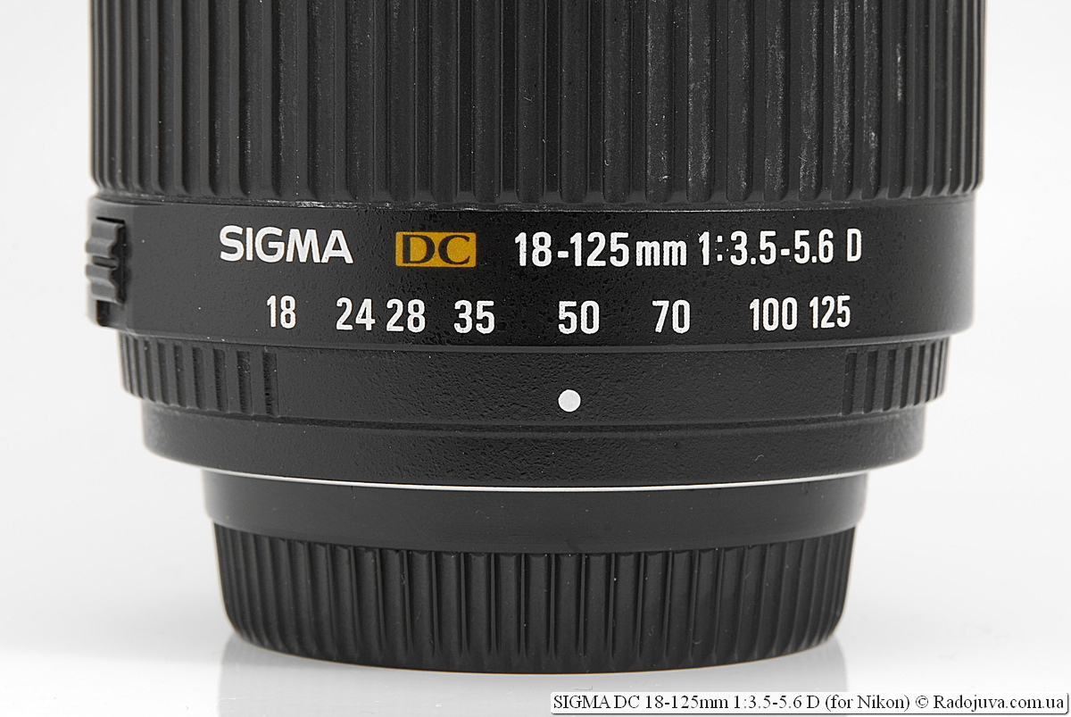 SIGMA DC 18-125mm 1:3.5-5.6 D
