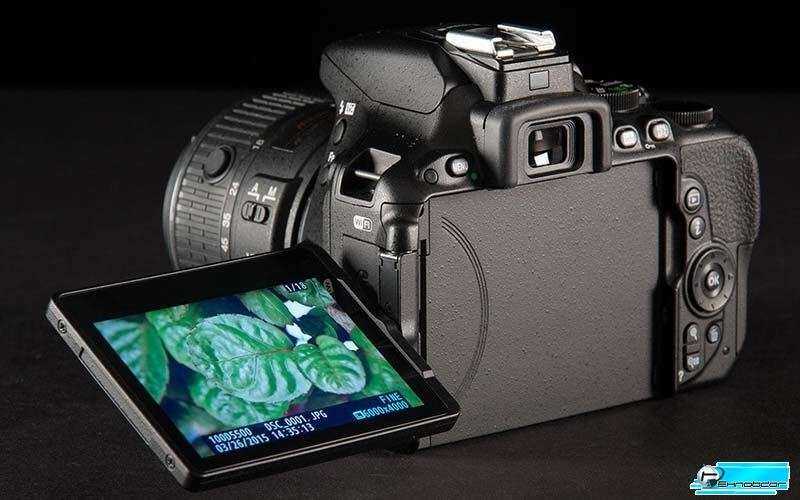 Nikon D5500 поворотный сенсорный дисплей