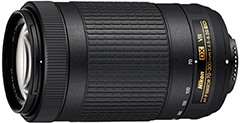 Nikon AF P DX Nikkor 70 300MM F 4.5 6.3G ED VR