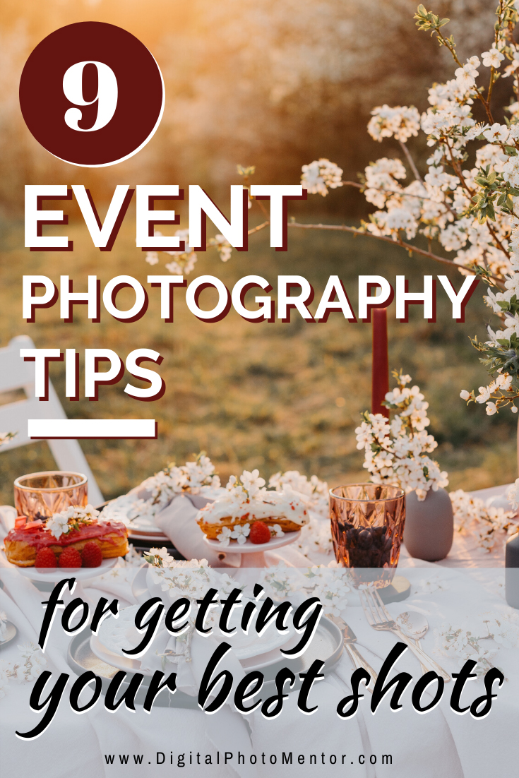 event photography tips